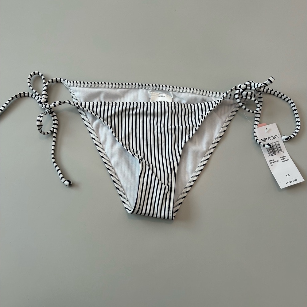 Roxy Striped Bikini Bottom